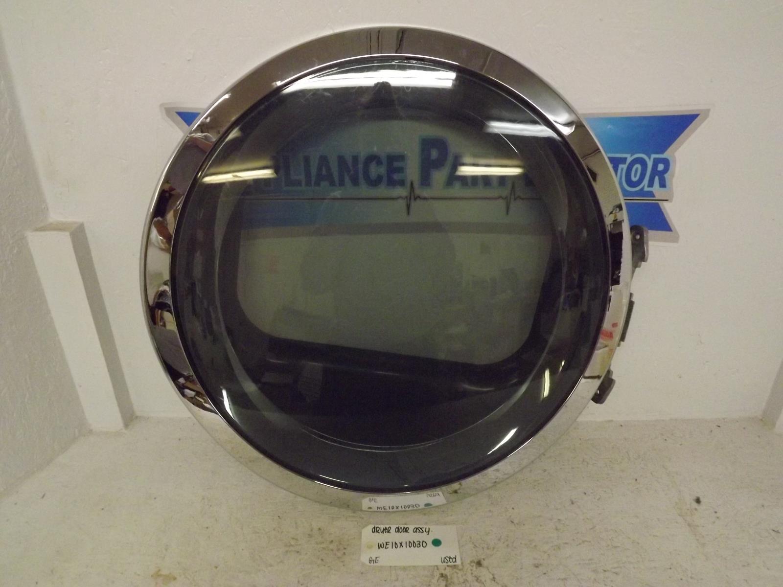 GE Dryer WE10X10030 Door Assembly Used GE Dryer WE10X10030 Door Assembly Used
